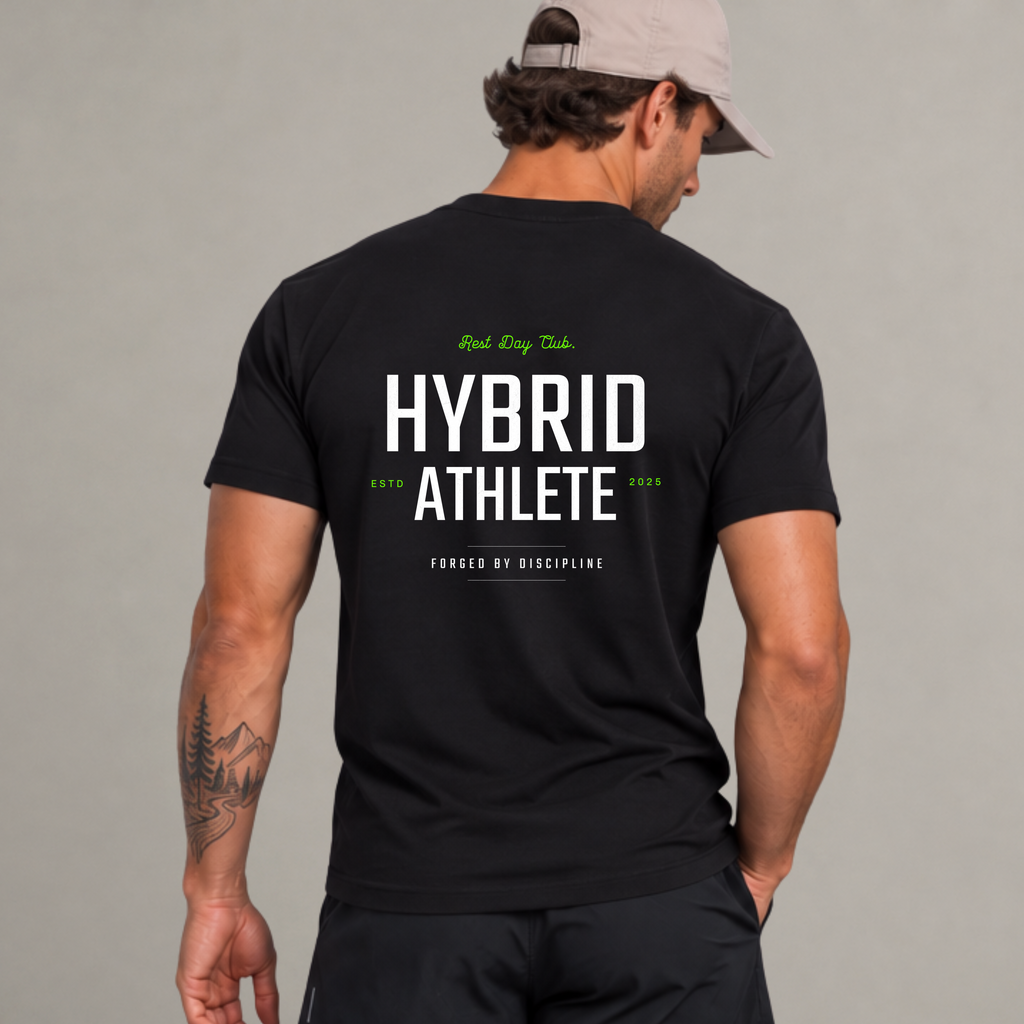 T-shirt « Hybrid Athlete » - Noir