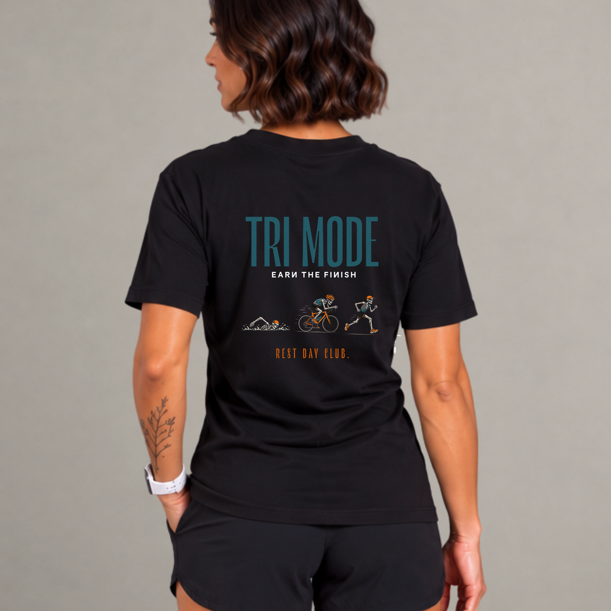 T-shirt « Tri Mode » - Noir