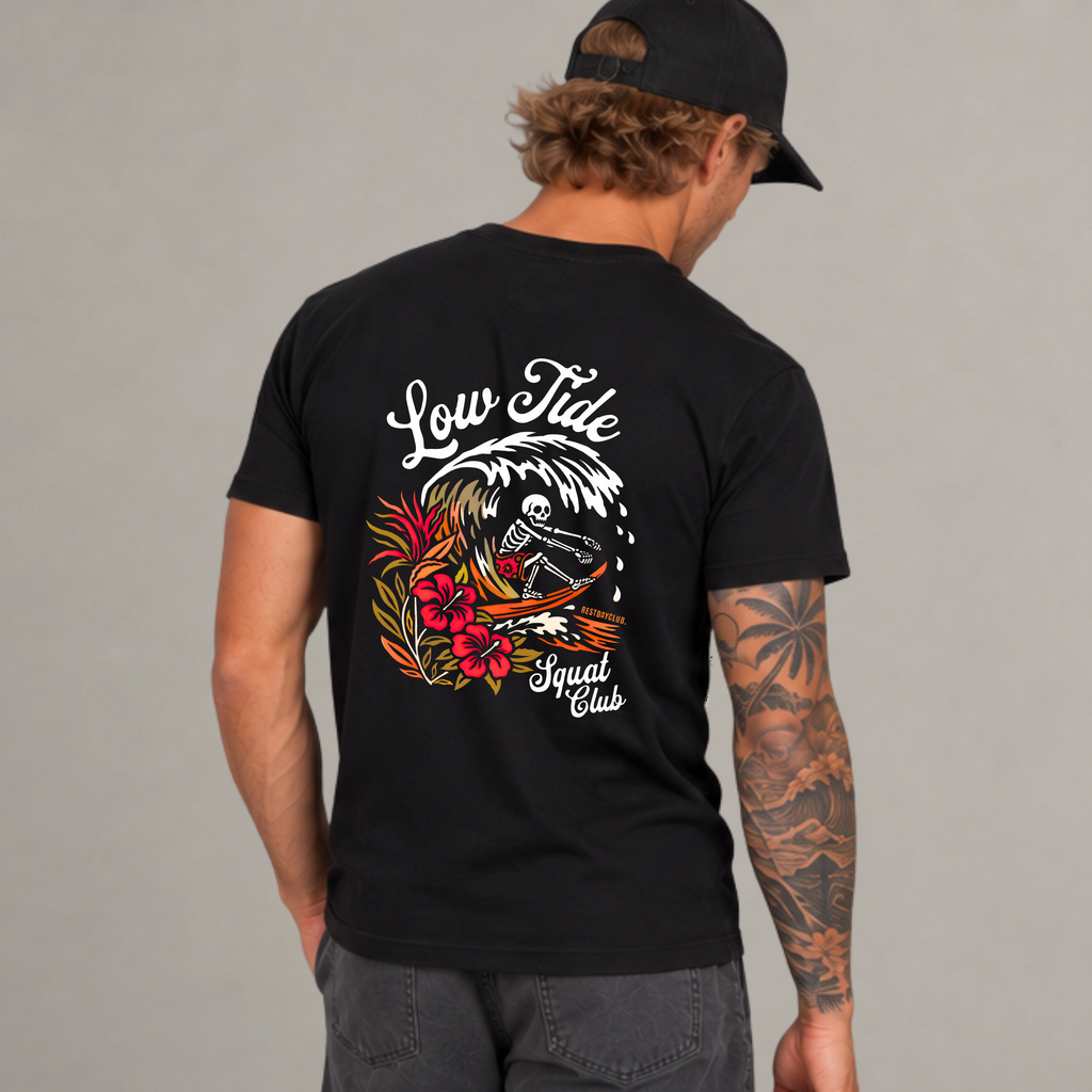 T-shirt « Low Tide » - Noir