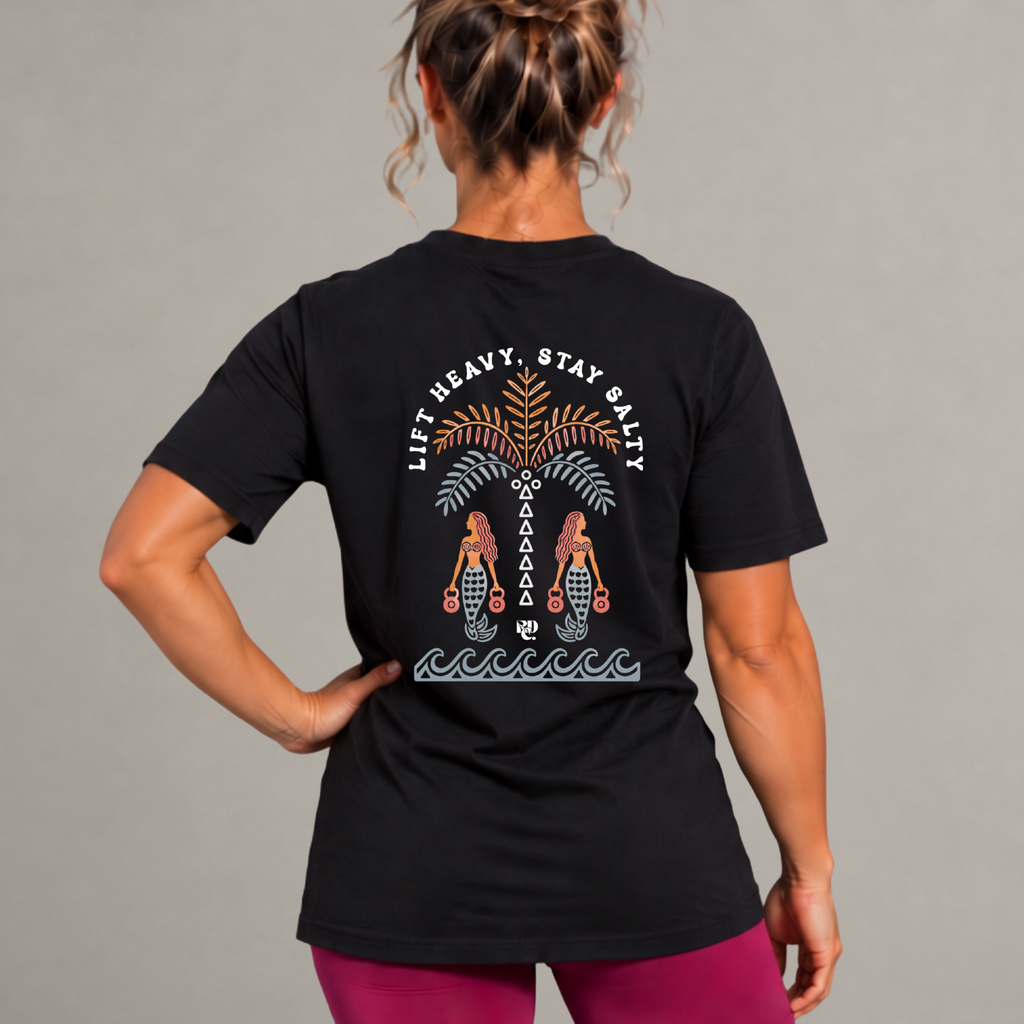 T-shirt « Stay Salty » - Noir