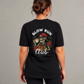 T-shirt « Slow Run Club » - Noir
