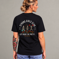 T-shirt « Strong Girls Club » - Noir
