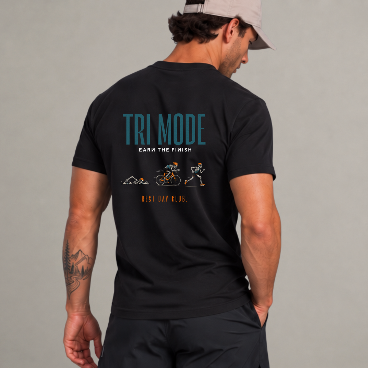 T-shirt « TRI MODE » - Noir
