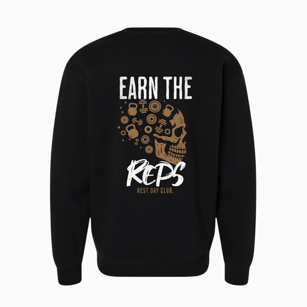 Crewneck « Earn the Reps » - Noir