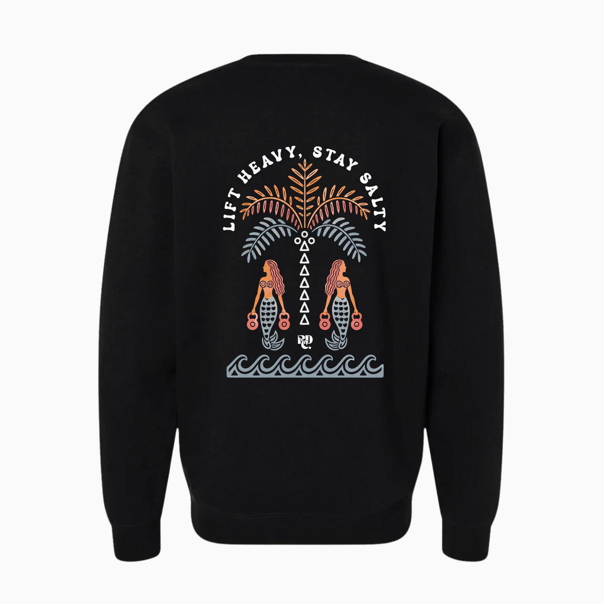 Crewneck « Stay Salty » - Noir