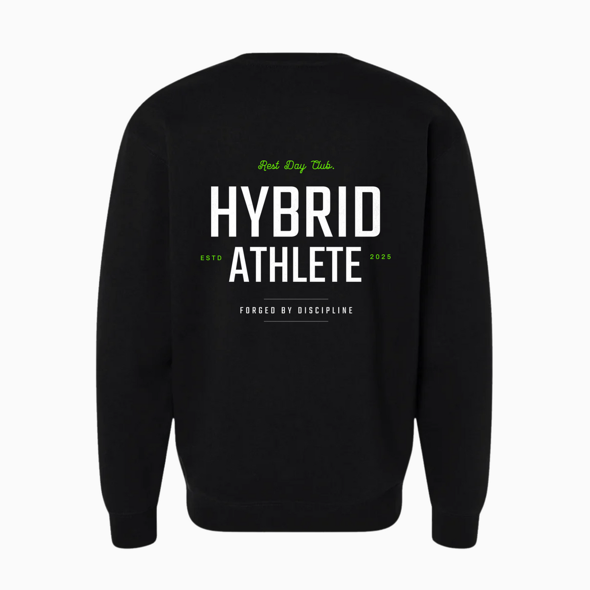 Crewneck « Hybrid Athlete » - Noir