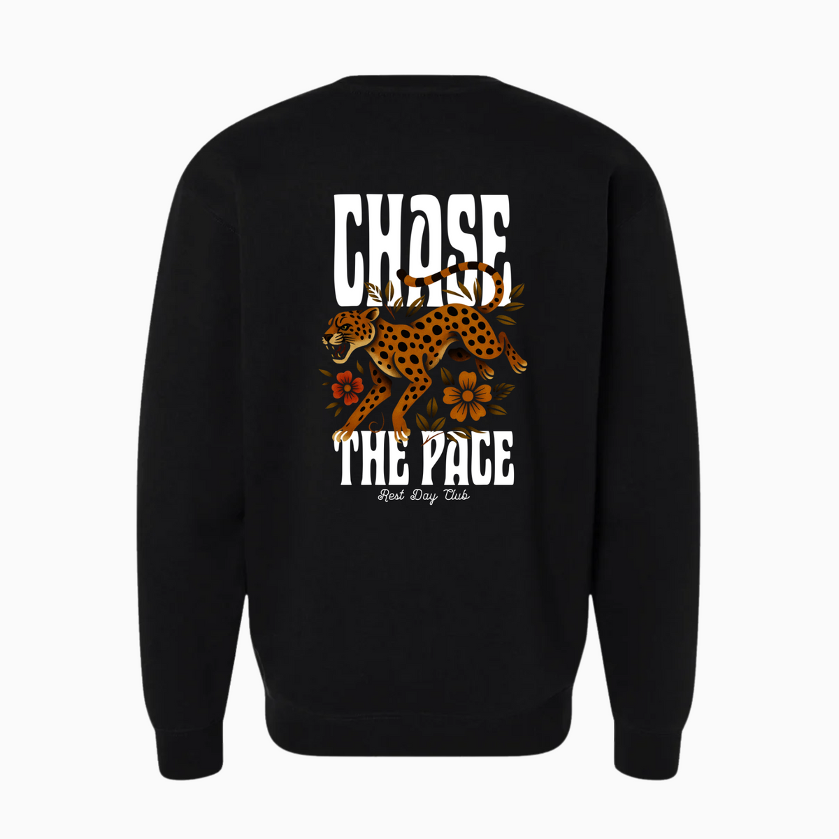 Crewneck « Chase the Pace » - Noir