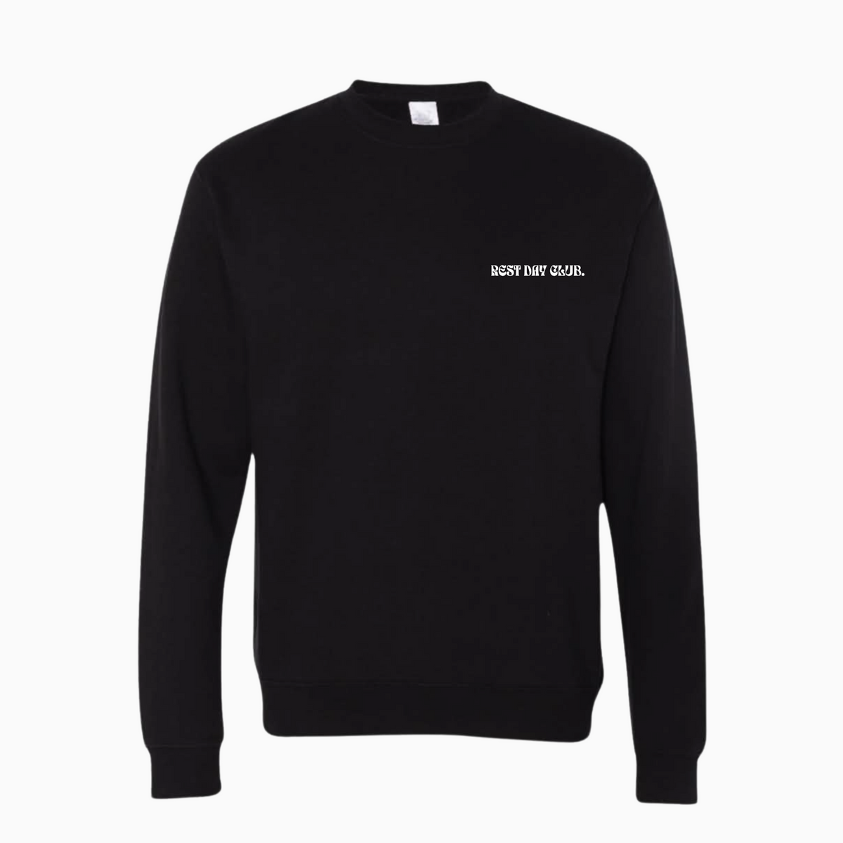 Crewneck « Strong Enough for Rest Day » - Noir