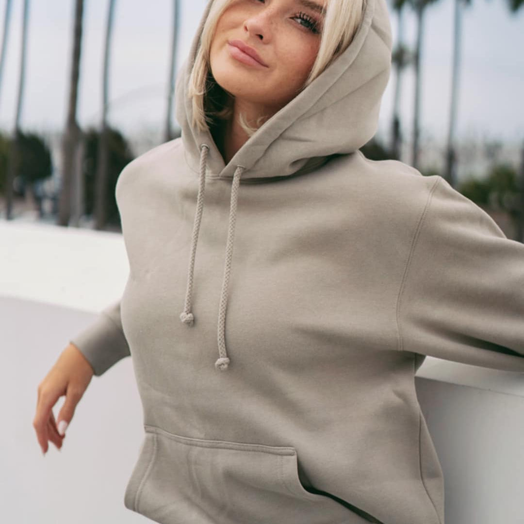Hoodie UNISEXE « Strong Enough for Rest Day » - Marron