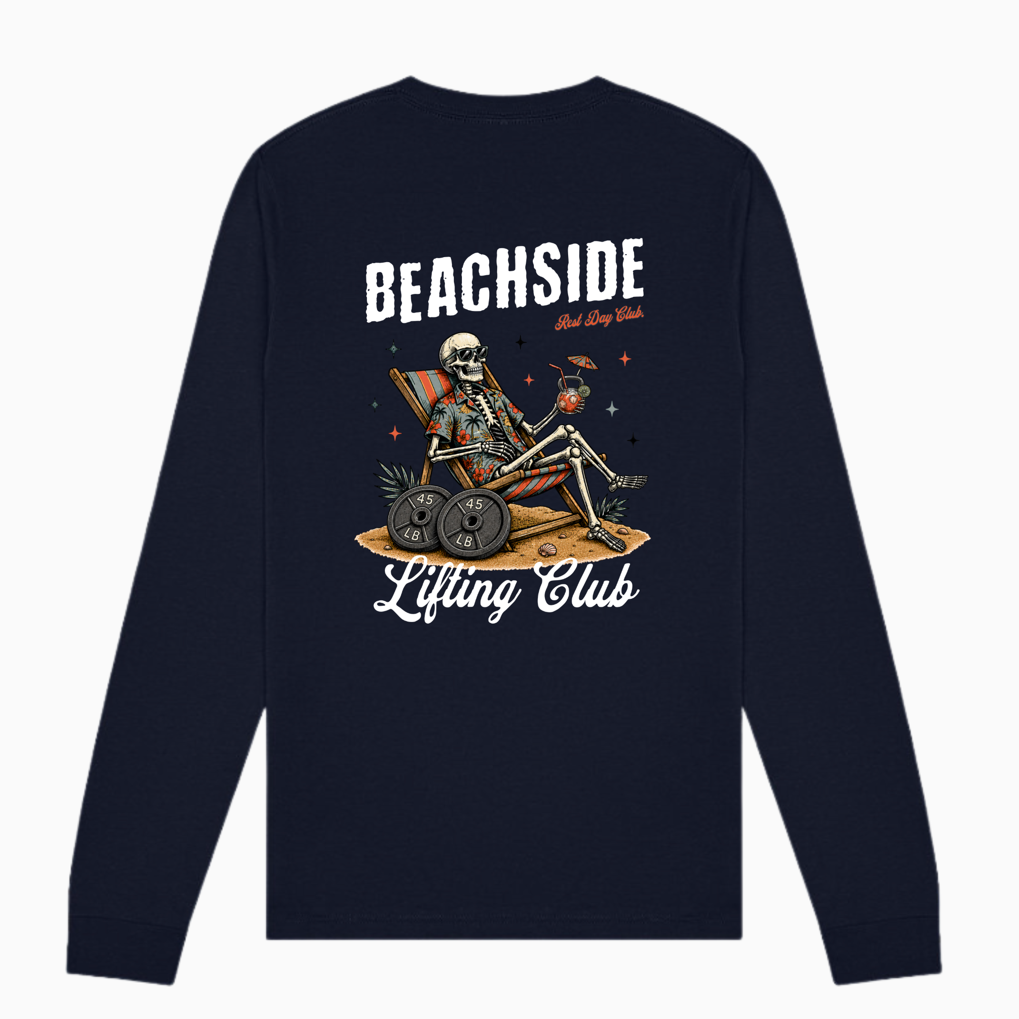 Manches longues « Beachside » - Bleu marin