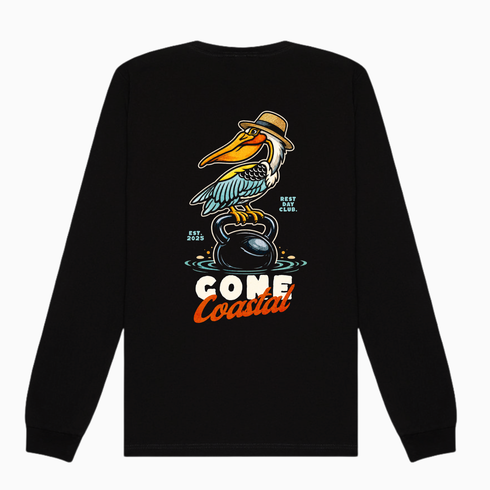 Manches longues « Gone Coastal » - Noir