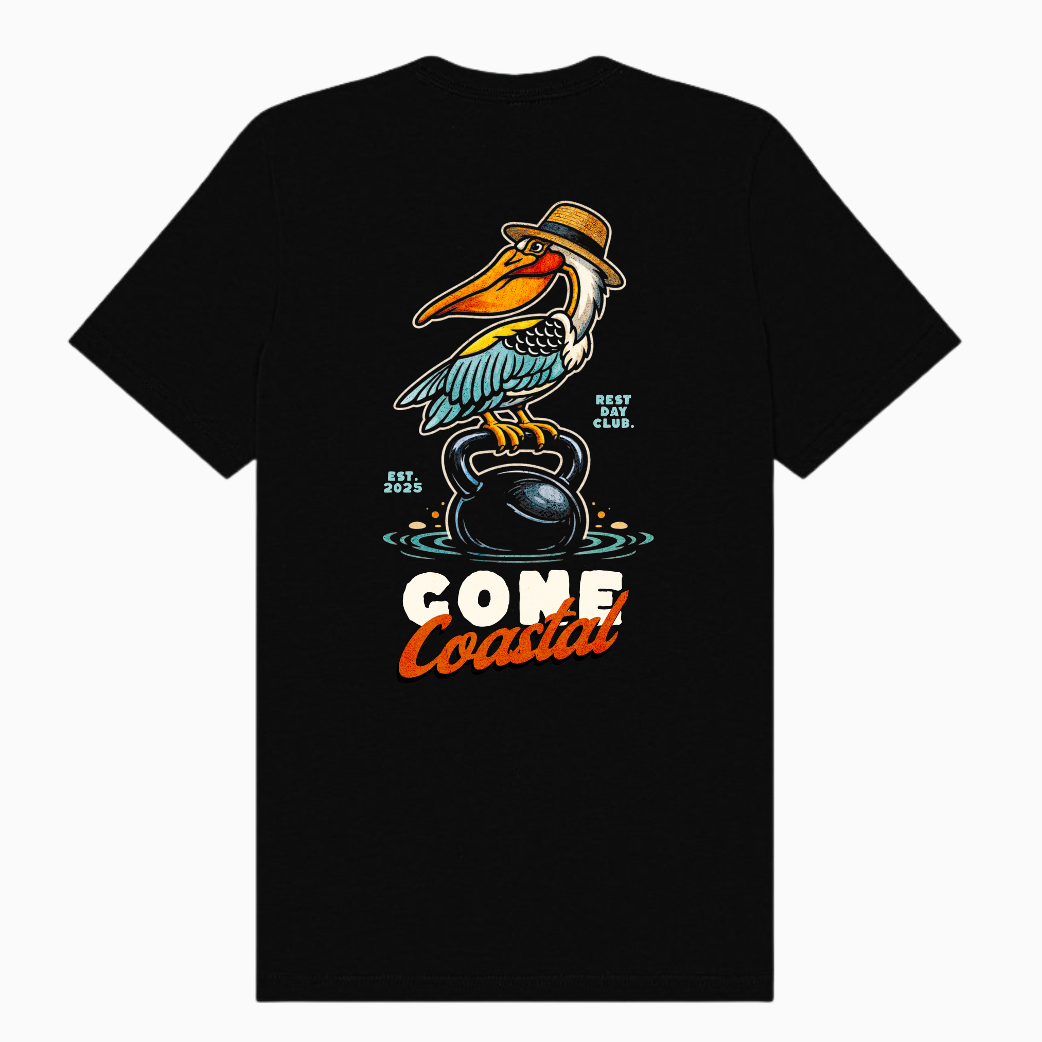 T-shirt « Gone Coastal » - Noir