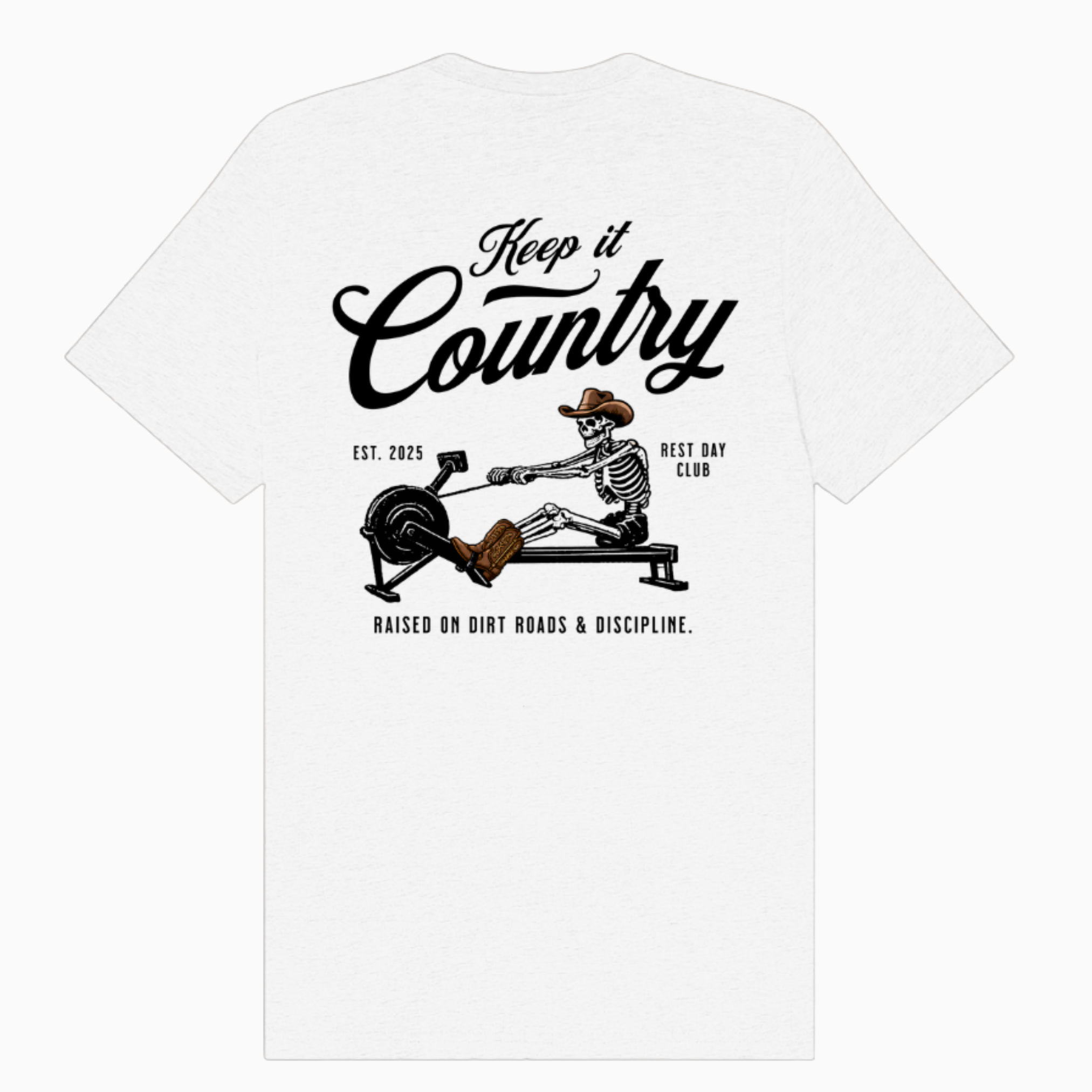 T-shirt « Keep It Country » - Blanc