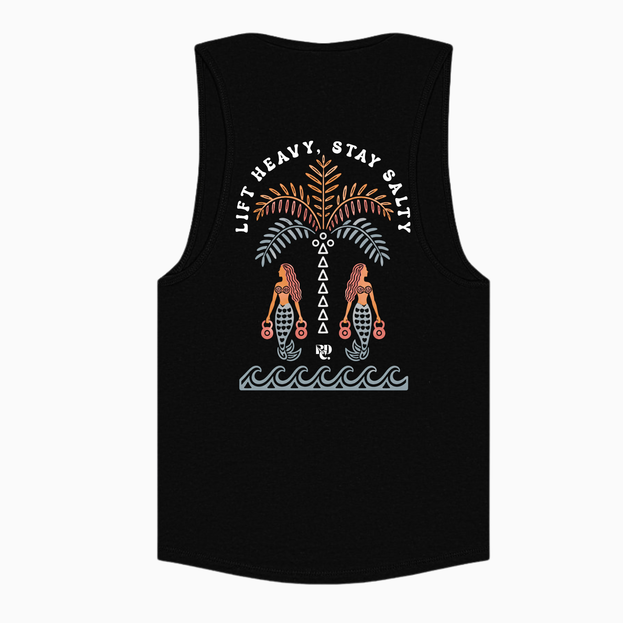 Muscle Tank FEMME « Stay Salty » - Noir